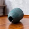 Handmade Japanese Zen Pottery Vase - Retro Ceramic for Flowers or Water Cultivation.
