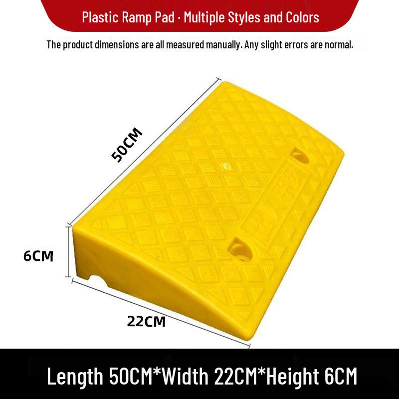 Plastic Threshold Ramp & Speed Bump for Cars and Curb Climbing