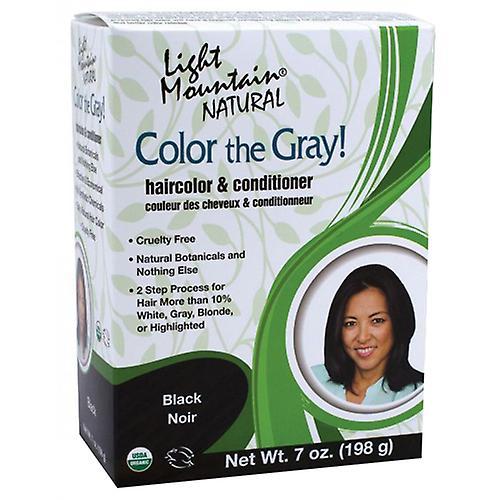 Colore Montagna Chiaro Il Grigio, Nero 7 Oz (Confezione da 2)