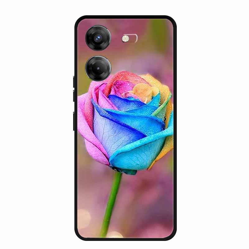 For Tecno Pova 5 Phone Case 6.78" Coque Black Bumper Silicone Soft Back Cover Case For Tecno Pova 5 Case Pova5 Funda Para Capa