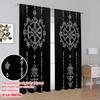 2pcs Drapes Viking Symbol Light Filter Family Party Perfect for Holiday Celebrations