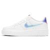 Nike Air Force 1 LV8 Grade School 'Digital Swoosh' (Unisex) White / Multi-Color / Black Kids' Skateboarding Shoes CW1577 100