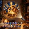 LED Plug Play Projector Night Light Replaceable Scenes Films Projection Lamp for Kids Nursery Gift