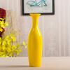 Yellow Color Ceramic Vase Big Size Flower Porcelain Vase Modern Fashion Tabletop Vase Home Wedding Christmas Decoration