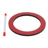 Hand Drum Compressed Board Resin Skin Red Children Enlightenment Percussion InstrumentRound Drum