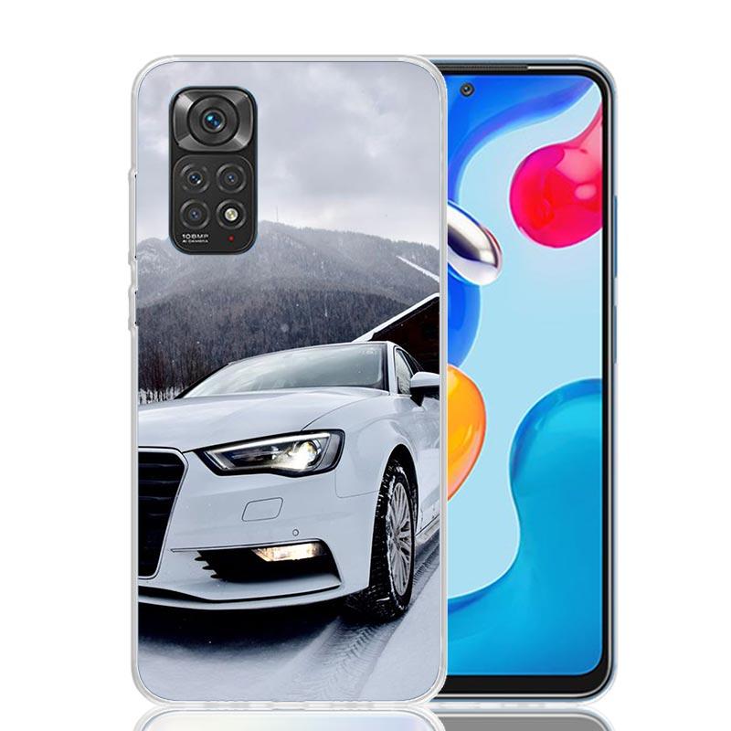 Super Car For A-Audis R-S Sport Phone Case For Xiaomi Redmi Note 15 14 13 12S 12 Pro Plus 11S 11E 11 11T 10S 10 Art Soft Pattern