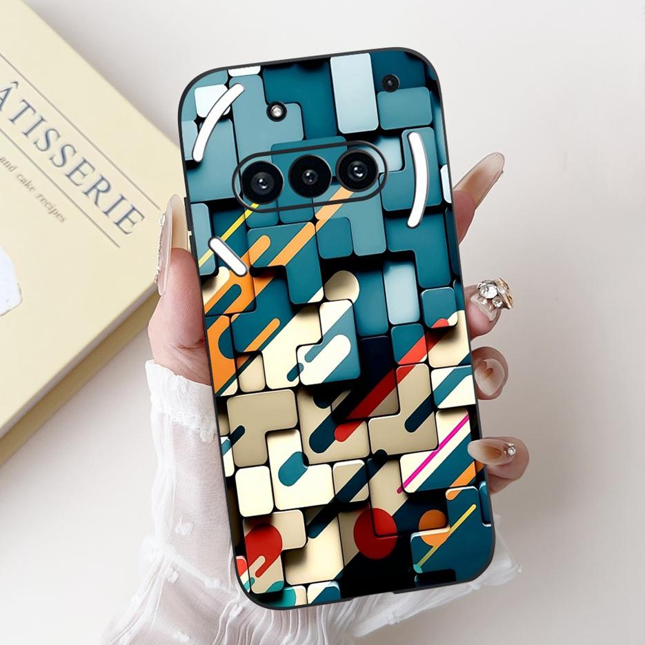 Per Custodia Nothing Phone 3A A059 Copertura Lussuosa Verniciata Candy Custodia Morbida in Silicone Per Nothing Phone 3A Pro A059P Phone3A Custodie