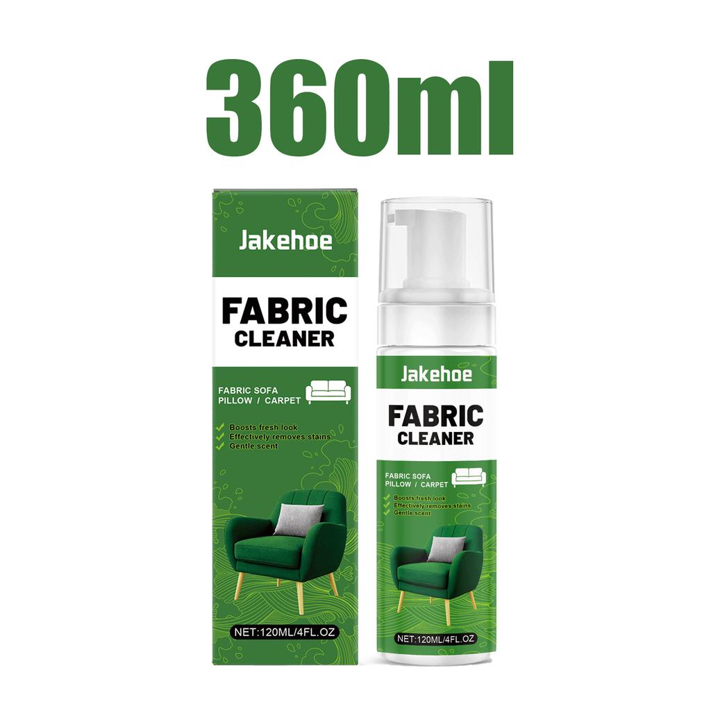 Fabric Cleaner Spray Upholstery Sofa Stain Remover Foam Carpet Mattress Dry Cleaning Agent Oil Grease Dirt Wash Free 120ml