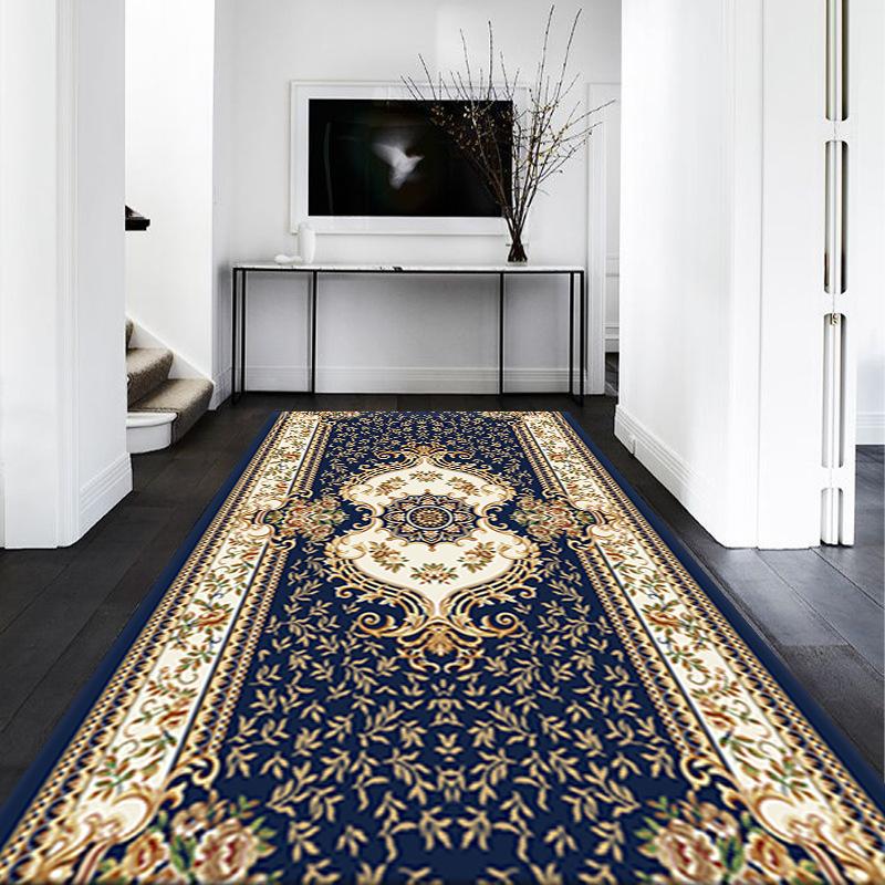 European Style Corridor Carpet Modern Household Carpet Entrance Hall Stairwell Corridor Fully Covered Carpet
