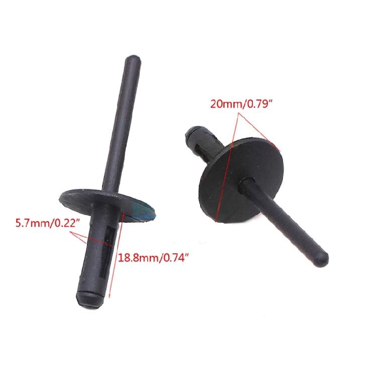 Expansion Blind Rivet Bumper Clip Auto Fasteners Rivets for Most of Car