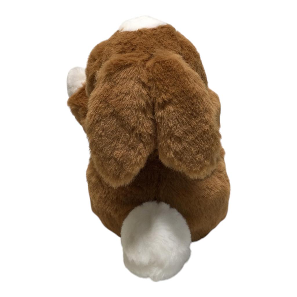 Cute Hanbai Plush Hand Puppet, Plush Type, PV Rabbit, Sitting, Brown, J0080