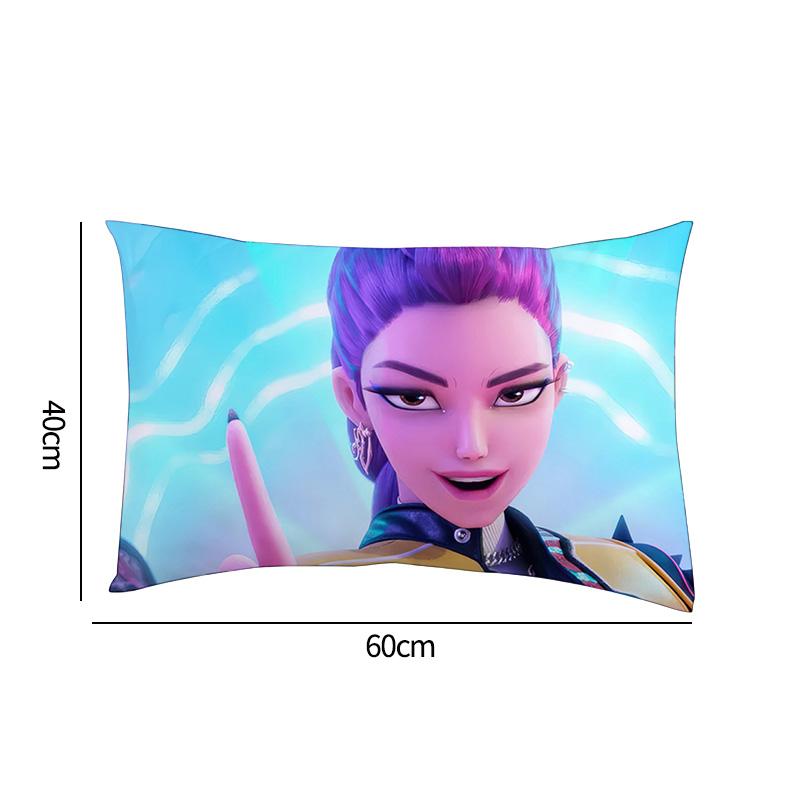 K-Pop Demon Hunter Pillow Cover Anime Movie Pillow Case Sofa Pillow Cushion Cover Christmas Decorations Home Supplies