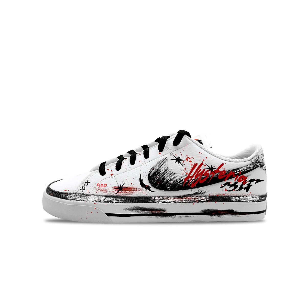 

Nike Court Legacy Leather Abrasion Resistant Lightweight Wear resistant And Lightweight Low top Skateboard Shoes Unisex DH3162-100(Team1103-) 37.5