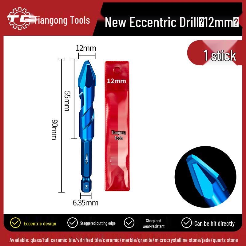 Tiangong Super Hard Tile & Concrete Drill Bit with Eccentric Tilt Head