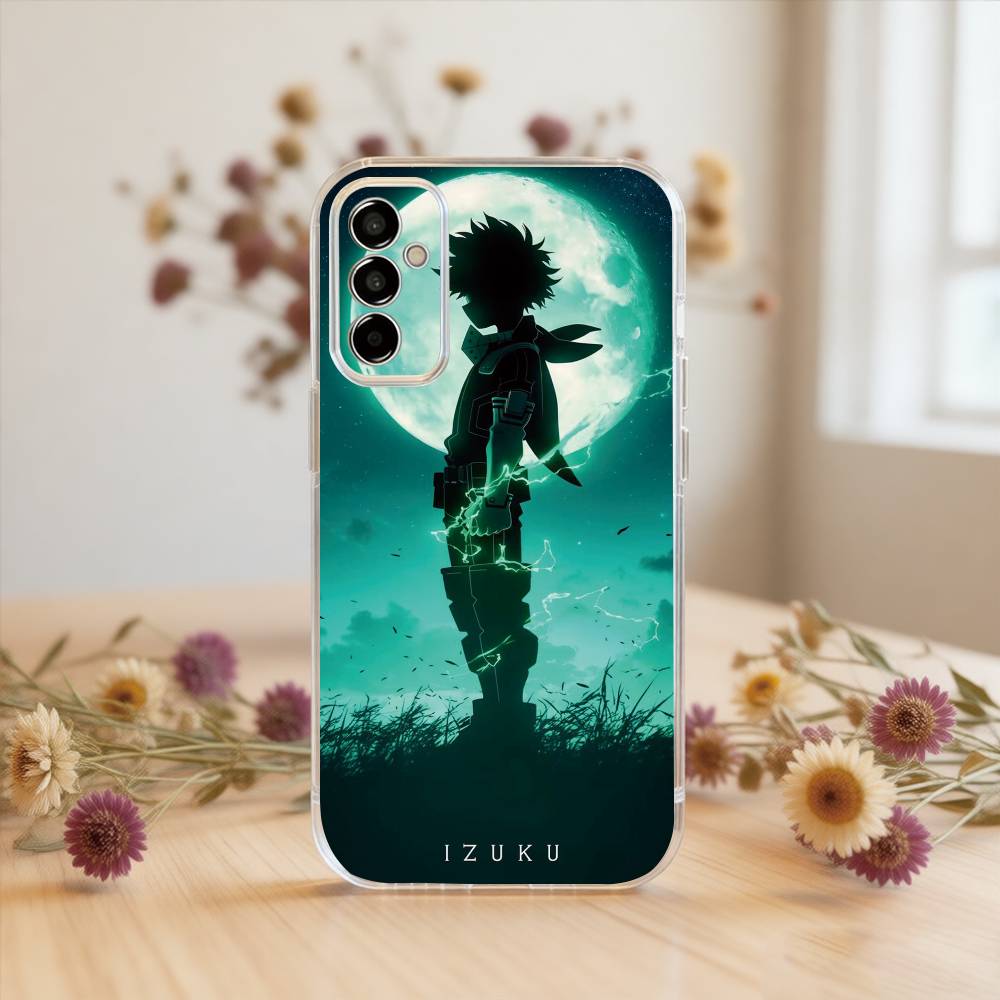 

My Hero Academia Izuku Midoriya Phone Case Transparent Silicone Soft For SamsungA10,12,20,21S,30,31,40,50,51,52,70,71 Samsung a10