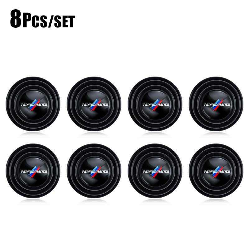 Business Black Car Door Trunk Shock Absorption And Noise Reduction Buffer Stickers For BMW X1 X2 X3 X5 X4 X6 X7 iX3 F20 F10 F07