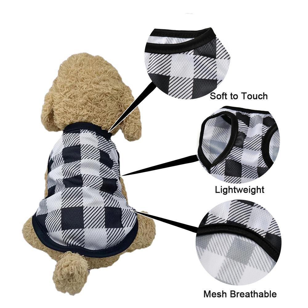 Cooling Dog T-shirt Cat Vest Summer Breathable Clothes For Small Medium Dogs Puppy Quick Dry Apparel Chihuahua Pet Clothing Gift