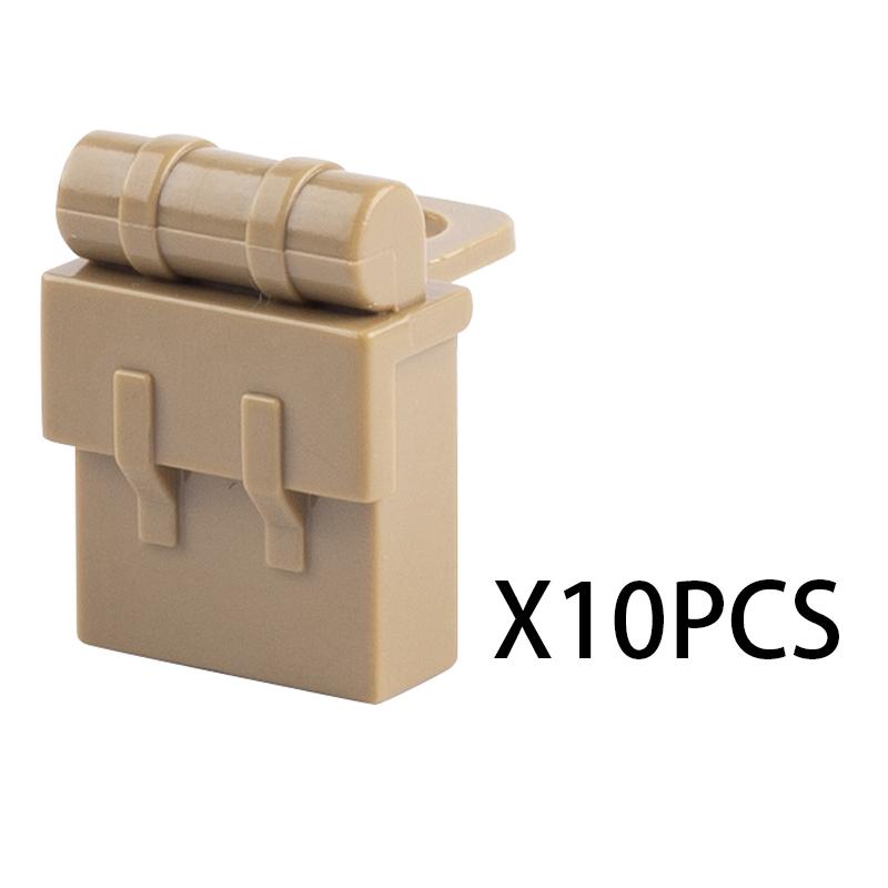 MOC Military SWAT Soldiers Building Blocks Accessories Set Medical Box Vest Backpack Bricks Kids Gift