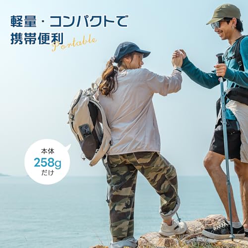 Greeshow GS-298 Multi-Function Emergency Radio with Hand-Crank Charging, FM/AM/SW Compatible, Solar/USB Charging, Fast Smartphone Charging, IPX4 Water