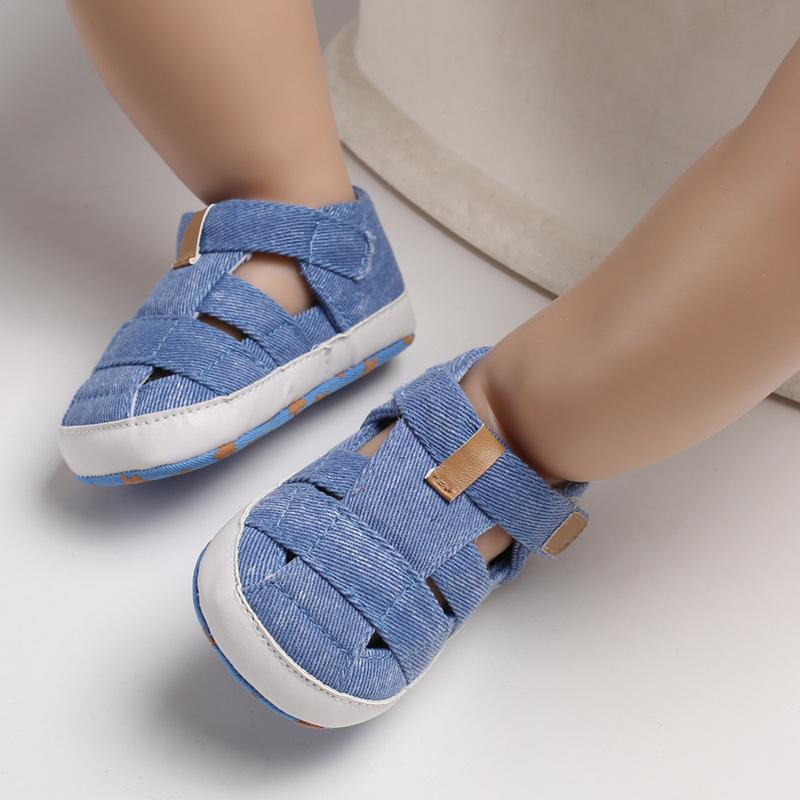 Summer Soft Sole Canvas Sandals for Toddlers (0-1 Year Old)