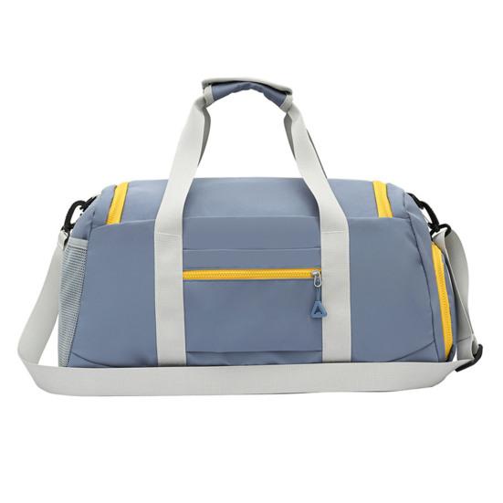 Unisex Gym Bag Duffle Bag with Shoe Compartment Wet Pocket Weekender Tote Overnight Duffel for Travel Sports Fitness Workout Swimming