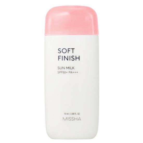 

[MISSHA] All Around Safe Block Soft Finish Sun Milk SPF50+/PA+++ 70ml Sebum Control Matte Sunscreen Soft Finish Sun Milk 1