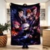 Coperta con Stampa Jujutsu Kaisen - Morbida e Confortevole, per Camera da Letto, Viaggio, Divano, Decorazione per la Casa - Regalo di Compleanno Natale per Amico