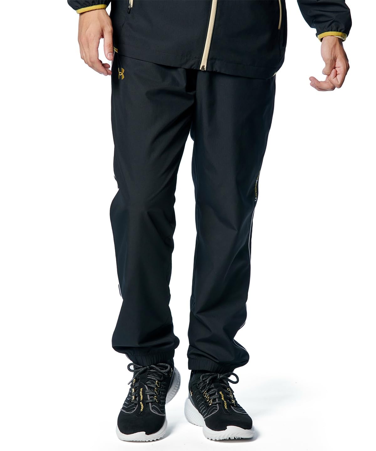 

UA UNDENIABLE WOVEN PANTS Black Gold XL [Under Armor] / /