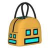 Geometry Cube Game Accessories Insulated Lunch Bag For Outdoor  Food Storage Bag Portable Cooler Thermal Lunch Box