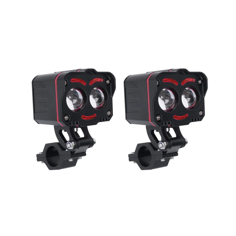 

45W 12-85V 12 Motorcycle LED Spotlights Super Bright Headlights Model 2PCS Motorcycle LED Mini Driving Light Work Light High/Low