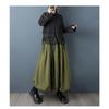 DIMANAF 2025 Plus Size Autumn Winter Women Long Skirts Elastic Waist Trousers Oversize Fashion Lady Clothing