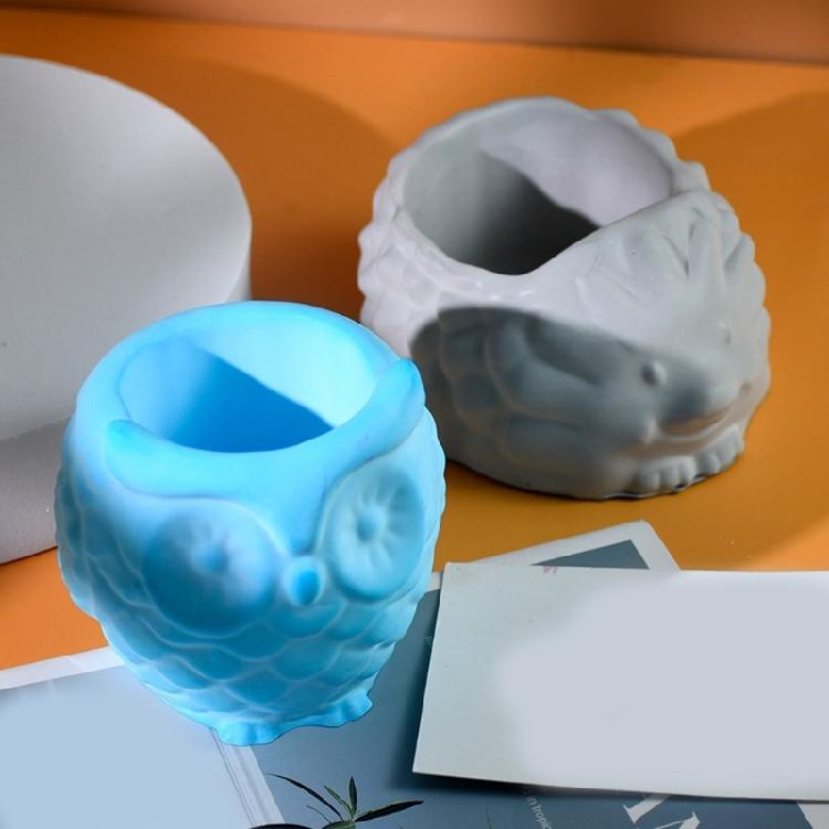 Silikon Handgefertigte Formen Einzigartige Blumentopf Formen Tierform Silikon Sukkulenten Pflanzgefäß Form Bastelform für Blumentopf