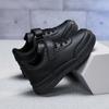 28-39 Children's Plus Size Fashionable Leather Surface White Shoes Casual Sports Shoes Velcro Skate Shoes