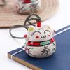 Character Lucky Cat Japanese Style Wind Chime Bag Pendent Hanging Decorations Bell Key Chain