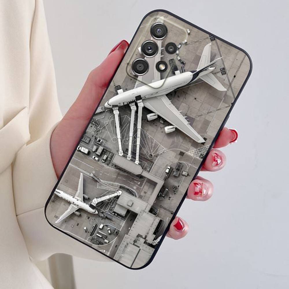 Concorde Air France Phone Case For Samsung S24,21,22,23,30,Ultra,20,Plus,Note,10,9,Black Soft Silicone Case
