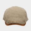 New Spring Summer Outdoor Cotton Beret Solid Color Denim Stylish Flat Visor Hat Casual Adjustable Unisex Vintage Newsboy Caps