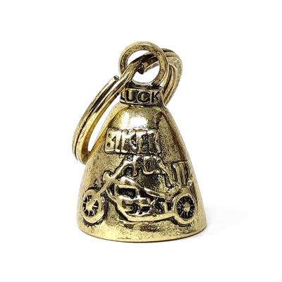 TRIUMPHAL Kylbtu-001-012oya Key Holder, Guardian Bell, Biker Bell, Amulet, Traffic Safety, 003: Bike (Gold)