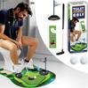 Toiletten-Golf Mini-Set: Lustiges Freizeit-Sportspielzeug für die Badezimmerunterhaltung