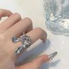 Lovely Adjustable Rings Zircon Jewelry Rings Girl Couple Women Valentine's Day Gifts