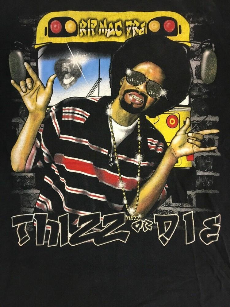 

Vintage Mac Dre Gift For Fans Cotton Black Full Size Unisex Tee Shirt MM025 Unisex T-Shirt M