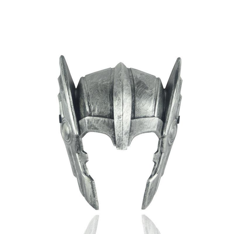 Hammer Thor Custome Helmet Mask Kids Cosplay Toys Action Figure Light Without