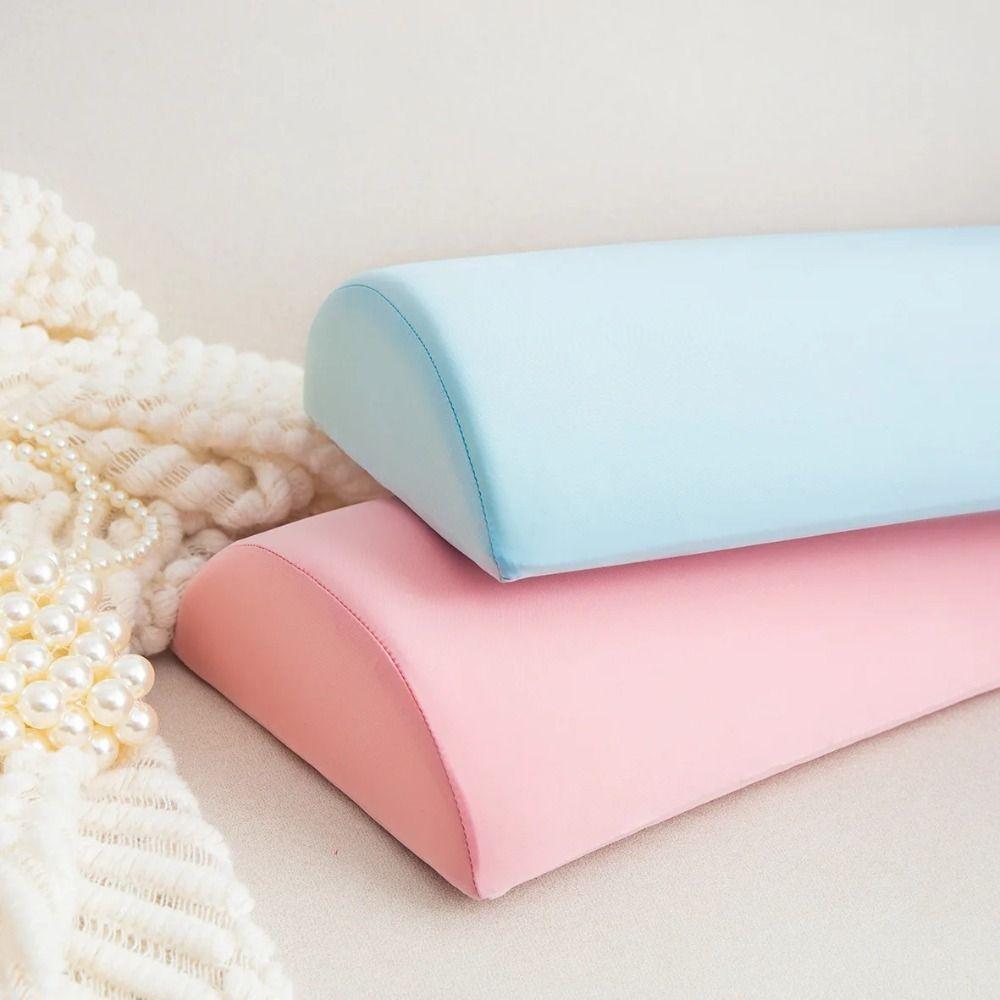 New Polyester Half Moon Bolster Pillow Ergonomic Design Soft Ankle Support Pillow Cotton Versatile Use Knee Support Pillow