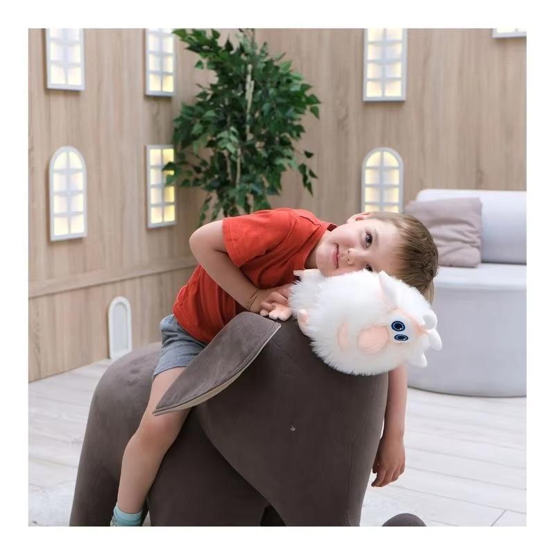Peluche Booba da 30 cm Giocattolo di Peluche Cartone Animato Anime Morbido Soffice Carino Bambola Ripiena Ornamento da Scrivania Regalo Bambola Compagna Rilassante Cuscino per Dormire