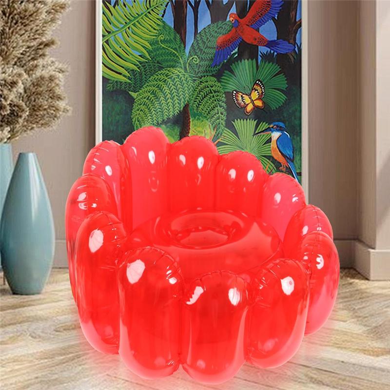Nafukovací židle HHO-Jelly, Nábytek, Kolekce Jelly, Přenosná nafukovací pohovka, Nafukovací sedací souprava pro domácnost, zahradu, terasu