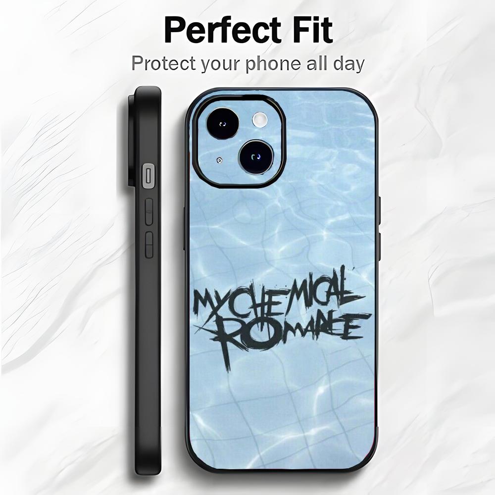 Emo Rock Legends M-My Chemical Romance Phone Case Phone Case Soft Packaging Lightweight For iPhone17 16 15 14 13ProMax