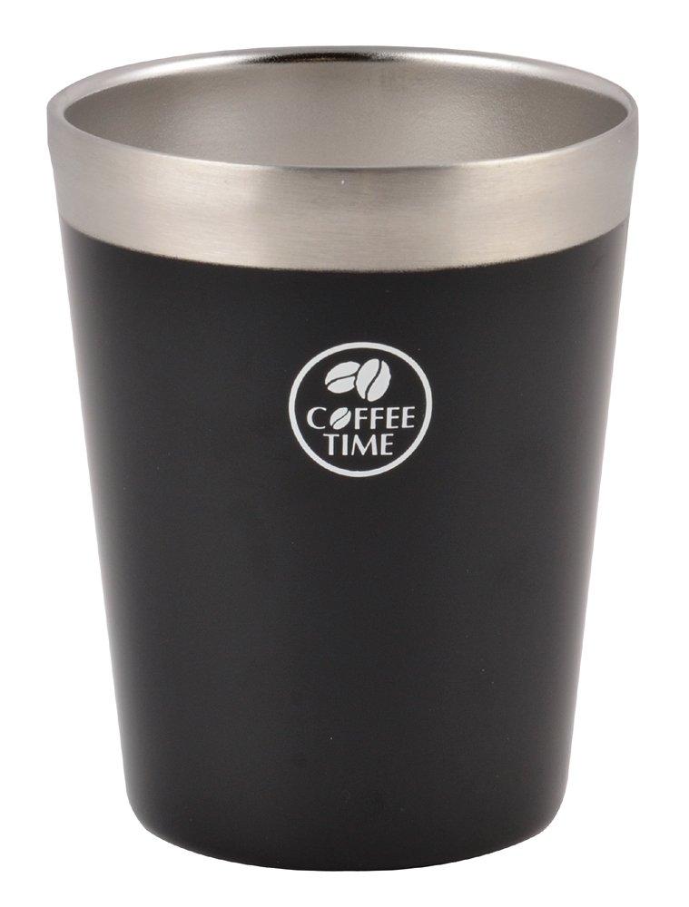 Pearl Metal Stainless Steel Vacuum Convenience Cup Black HB-1894