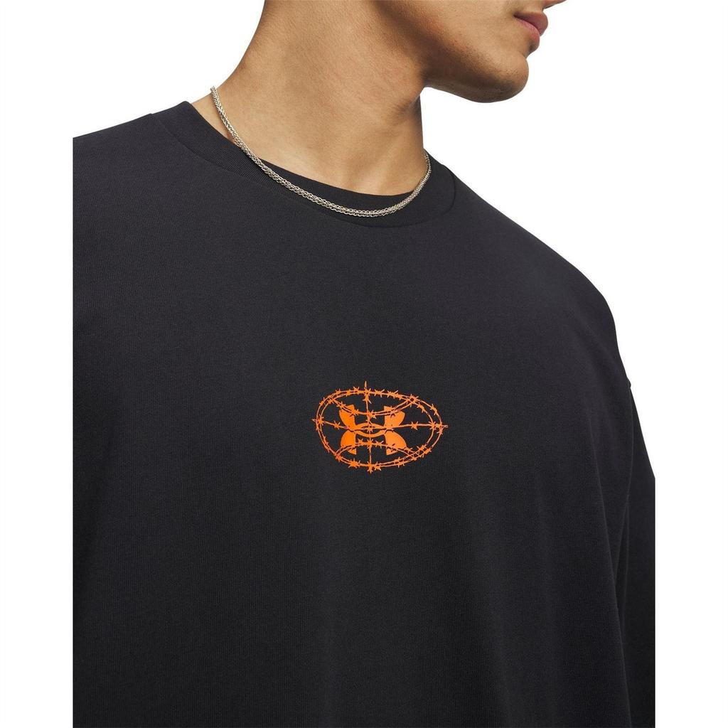 Under Armour Mens Back Print Heavyweight T-Shirt