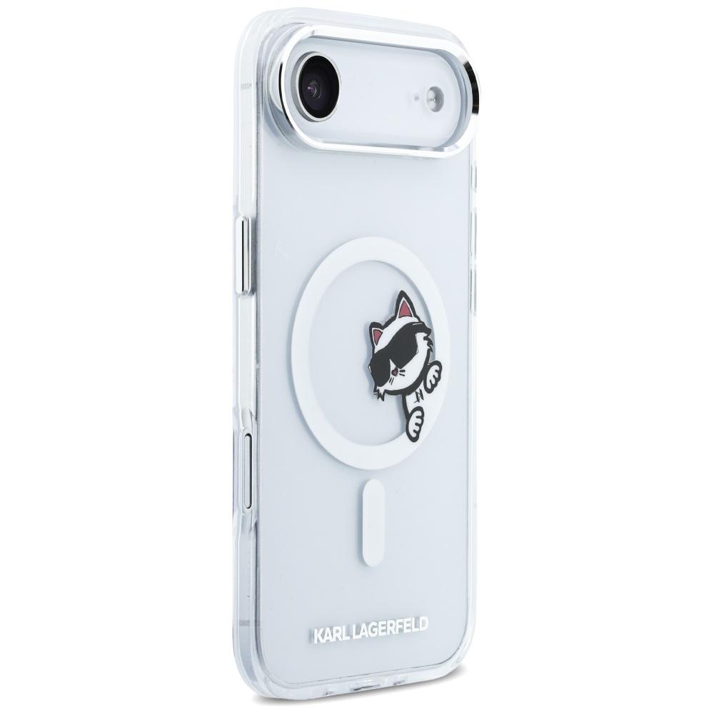 Karl Lagerfeld IML Peekaboo MagSafe Case for iPhone Air Transparent