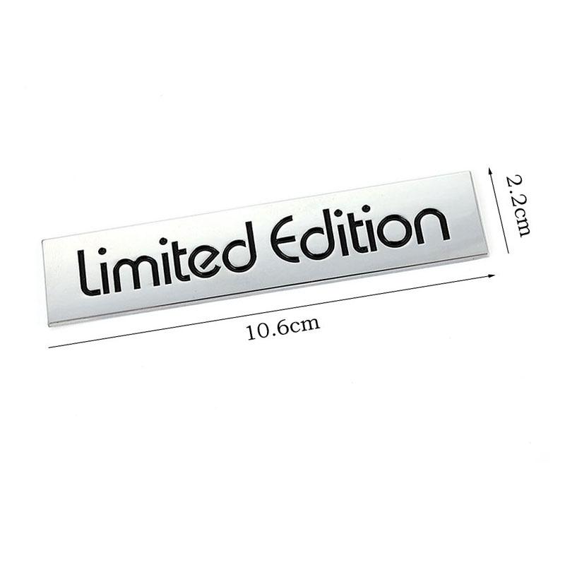 3D Metal Car Sticker Limited Edition Emblem Badge Decal Styling Accessories