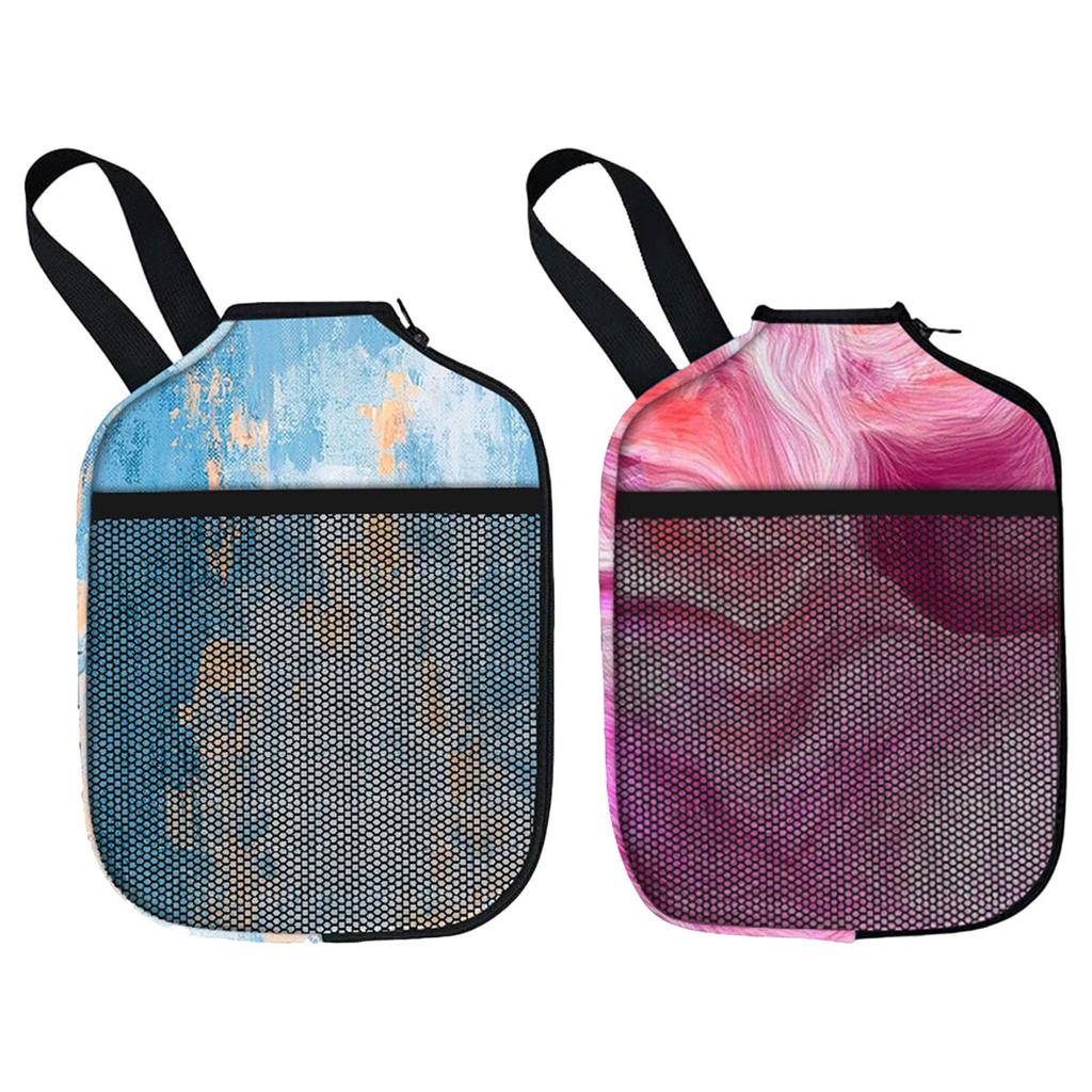 Neoprene Pickleball Paddle Cover to Store Balls, Towels, Headband, Wristband Protective Paddle Sleeve Durable Gift Racket Sleeve